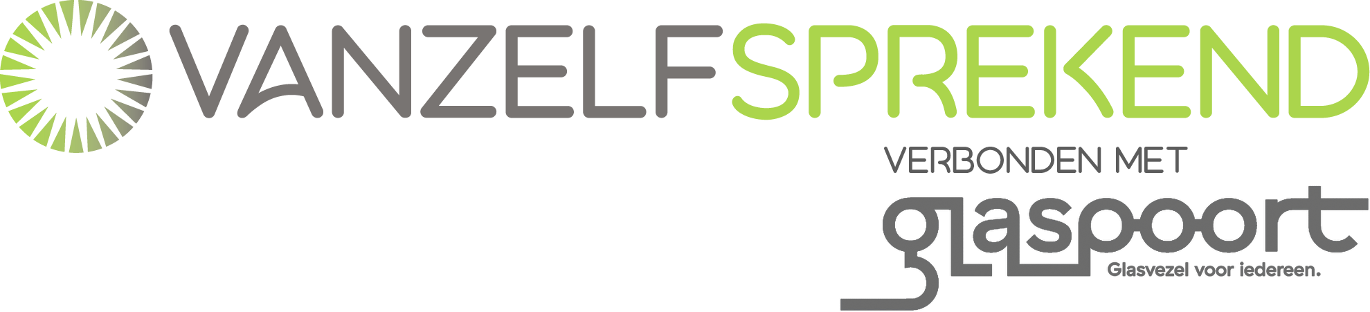 vanzelfsprekend verbonden met glaspoort